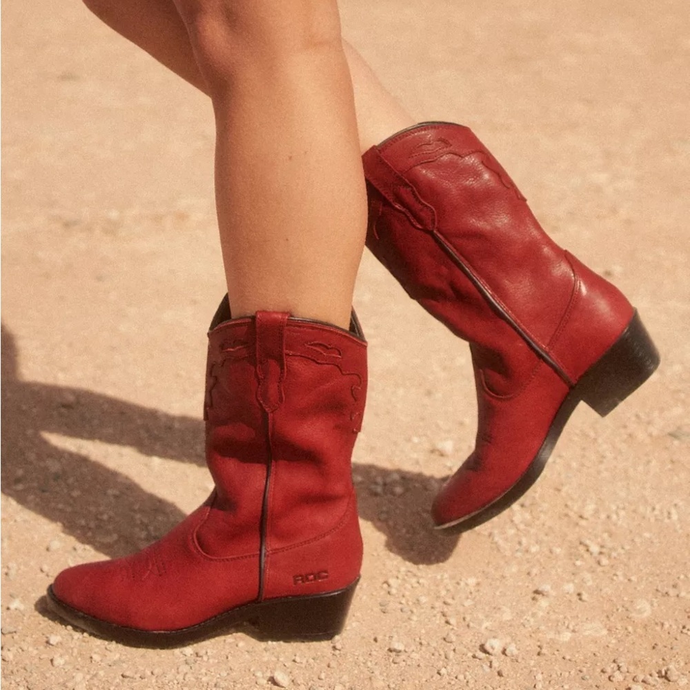 ROC Indio Leather Cowboy Boot